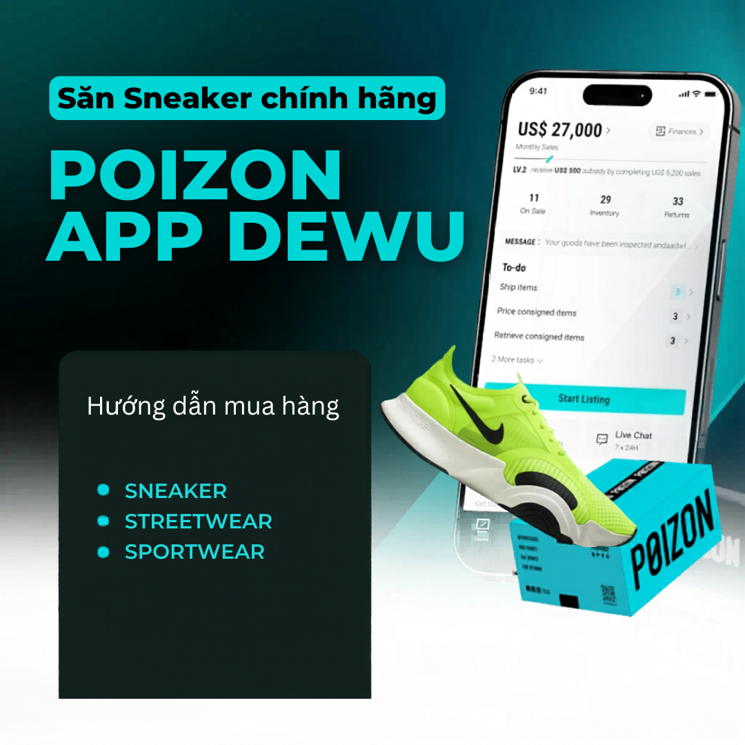 TOP 50 SẢN PHẨM DEWU BÁN CHẠY NHẤT 2026